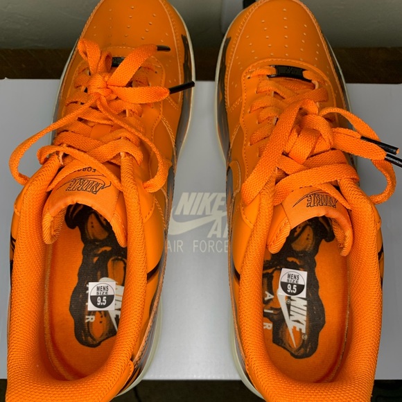 Nike Air Force 1 low ‘Orange Skeleton’ - Picture 8 of 10